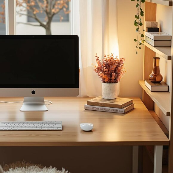 2 PCS Small Fake Eucalyptus Plant Artificial Potted Plants Indoor for Desk, Shel - Picture 5 of 8